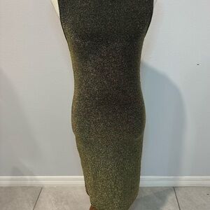 Stunning Glittering Black and Gold Dress